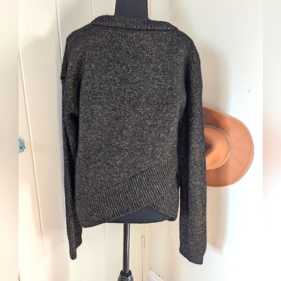 A.L.C Merino Wool Alpaca Sweater Maximalist Whimsigoth Preppy Dark Academia MD - Picture 7 of 11
